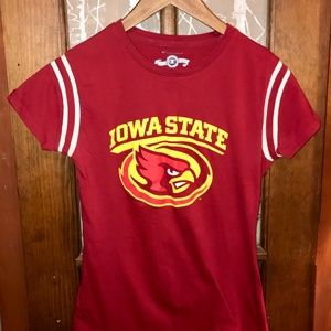 Iowa State Cyclone Tee w/ white stripes